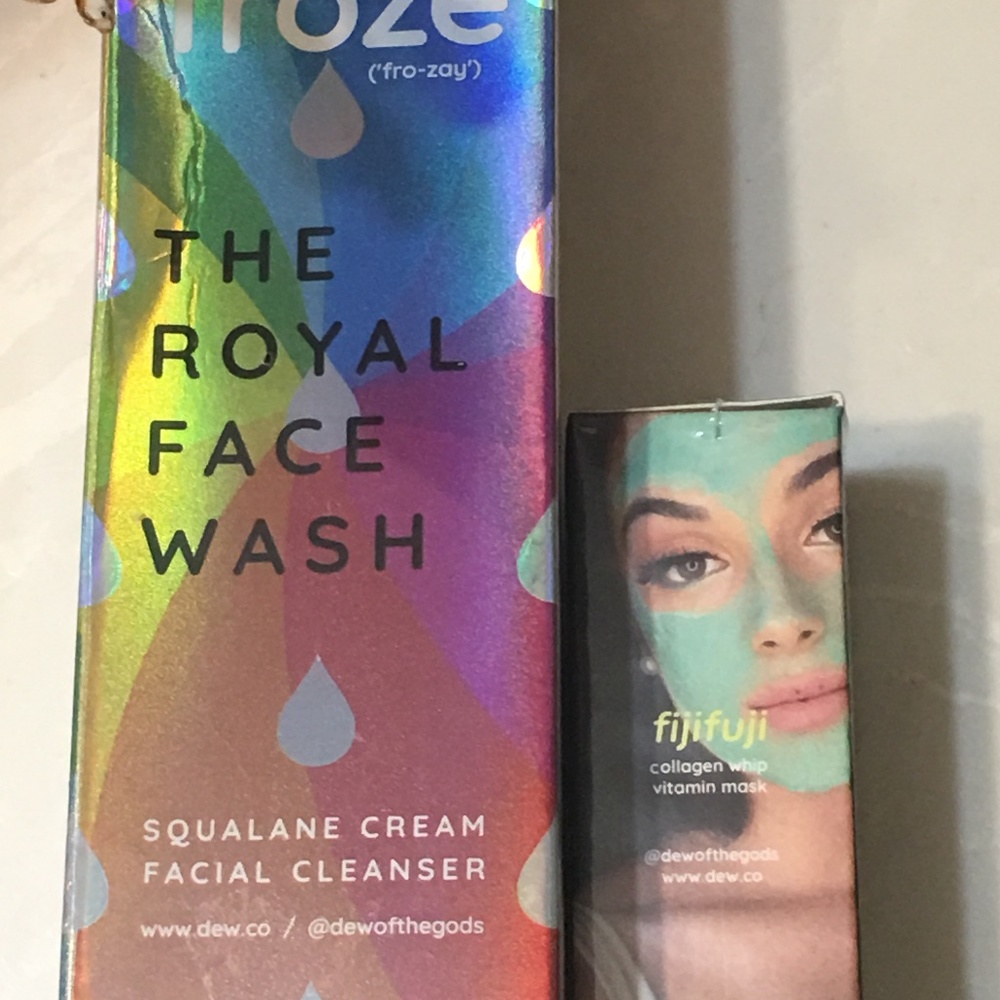 Dew of the Gods, the royal face wash and Fijifuji from dew